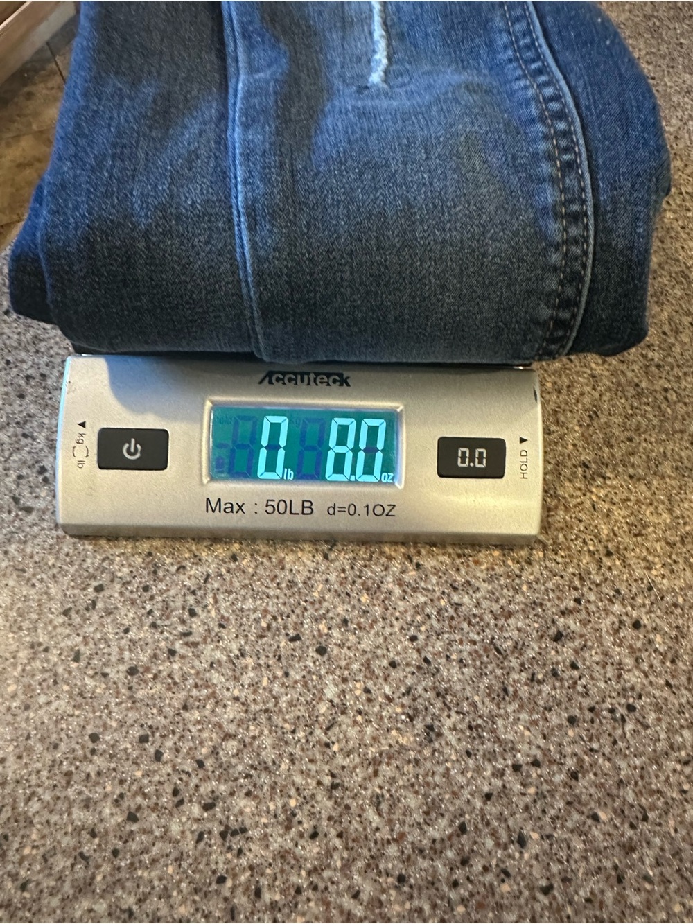 Dark Blue Distressed Skinny Jeans - Picture 4 of 4
